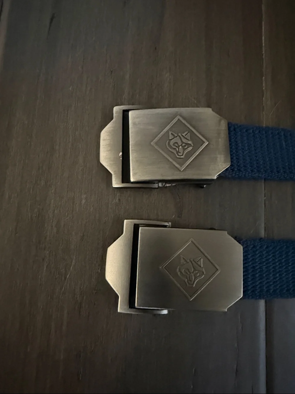 Two (2) Cub Scouts Wolf Pack Belts